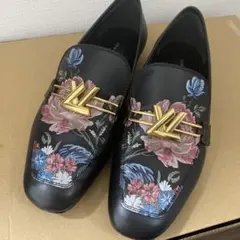 ルイヴィトン LV レディース シューズ ローファー フラワー