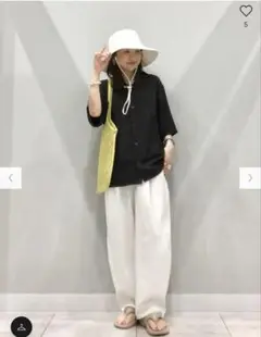 GU オープンカラーシャツ5分袖