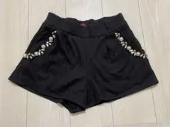 【DaTuRa】ビジュー付　ショートパンツ