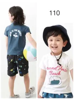 デビロック devilock 半袖ラッシュガード2枚セット　110cm