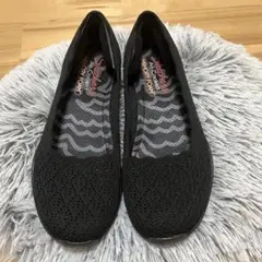 Skechers メモリーフォーム スリッポン ブラック