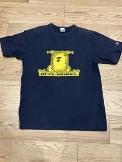 【NIGO期】BAPE BUSY WORKS Tシャツ ネイビー