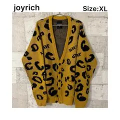 joyrich レオパード柄ニットカーディガン 総柄 XL