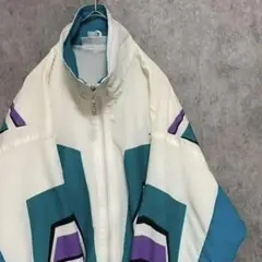 90S adidas アディダスオリジナルス ナイロンジャケット 総柄 メンズ