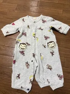 petit mainプティマイン ベビー服 ロンパース ジョージデザイン 70