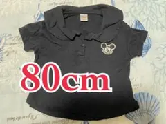 フタフタ futafutaミッキー シャツ 80cm しまむら バースデイ