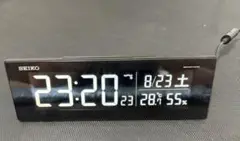 SEIKOセイコー 電波クロック デジタルアラーム機能付置き時計 DL305K