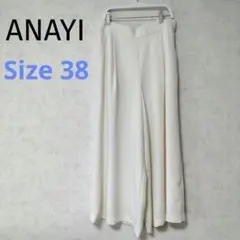 ANAYI　 ワイドパンツ ガウチョパンツ　M