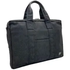 美品✨ポータースモーキー ビジネスバッグ ボストンバッグ 2層 2wayブラック FLAG(フラッグ) 2WAY SHORT BOSTON BAG | 吉田カバン