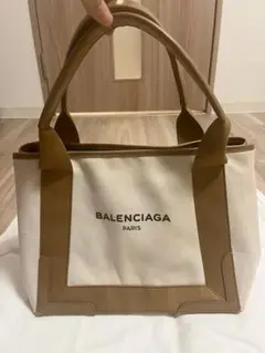BALENCIAGA バレンシアガ ネイビーカバスS
