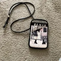 レイコアオキ スマホショルダーバッグ パリ