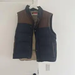 Coleman ダウンベスト XL ネイビー・ブラウン