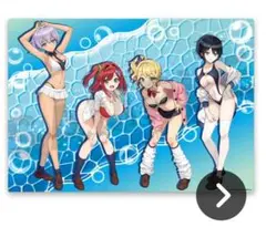 A3ビジュアルパネル 水着キャラクター集合