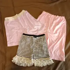 UNIQLO キッズ ハーフパンツ Sサイズ ピンク