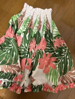 フラダンス スカート ハイビスカス柄