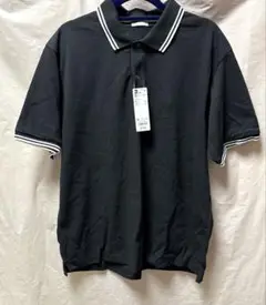 メンズ　ポロシャツ　黒　XLサイズ新品