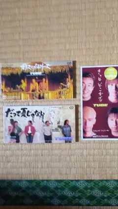 TUBE 8cmシングル3枚セットになります。