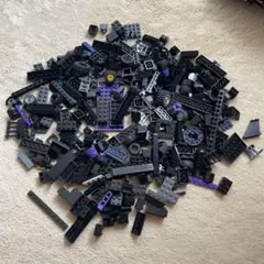 LEGO ブロックセット 黒と紫のパーツ