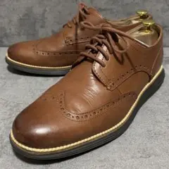 極美品　コールハーン　ゼログランド　レザースニーカー　ブラウン　本革　1910