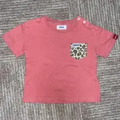 EDWIN ヒョウ柄ポケット Tシャツ 90