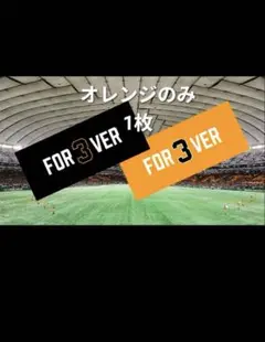 長嶋茂雄　追悼試合 読売ジャイアンツ FOR3VER　応援タオル オレンジ
