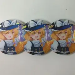 東方Project 霧雨魔理沙 BIGホログラム缶バッジ 3点セット