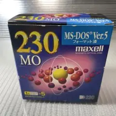 【未開封】maxell MOディスク MA-M230-DOS.A1P (5枚入）
