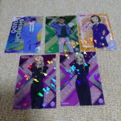 名探偵コナン　工藤新一　服部平次　鈴木園子　ベルモット　キラキラクリアカード