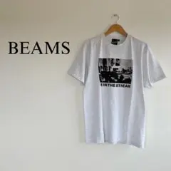 BEAMS Lie In The Tシャツ　フォトプリント　クルーネックTシャツ