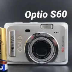 乾電池タイプ/実写美⭕️美品【動作確認済】PENTAX OPTIO S60