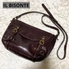 IL BISONTE ショルダーバッグ ビンテージ フラップ式