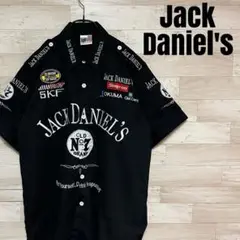 ✨Jack Daniel's 半袖 レーシングシャツ Lサイズ ブラック M✨