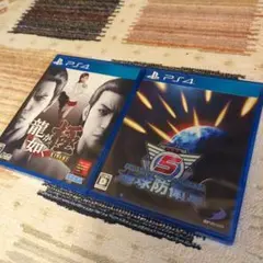PS4ソフト2本セット 龍が如く 極 / 地球防衛軍5