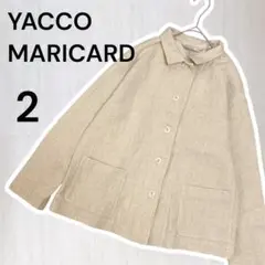 YACCOMARICARD（ヤッコマリカルド）綿麻シャツジャケット ナチュラル