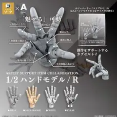 スタジオソータ 1/2 ハンドモデル ガチャ 全種セット