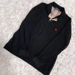 Burberry London長袖ポロシャツ ノバチェックMサイズ