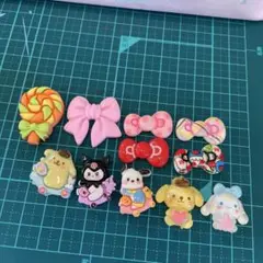 デコレーションパーツ 11個セット サンリオ