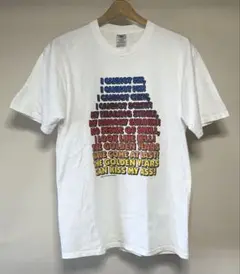 US古着 JERZEES ジャージーズ　グラフィックTシャツ L ホワイト