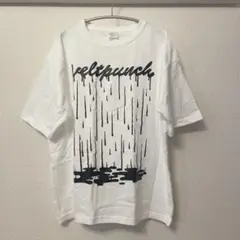 試着のみ新品 VELTPUNCH 垂れるロゴBIGシルエットT 白 Sサイズ