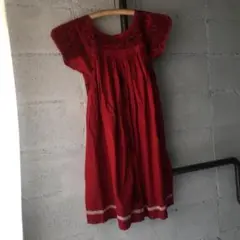 ビンテージ　ワンピース　刺繍入り