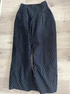 MEER ドット柄　ワイドパンツ