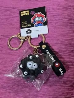 【万博会場限定】【サンリオ×黒ミャクミャク】 　キーホルダー　ハンギョドン