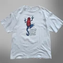 コスタリカ ブルージーンズガエル Tシャツ　スーベニアT　白　XL