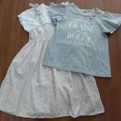 エニーファム半袖Tシャツとワンピースセット