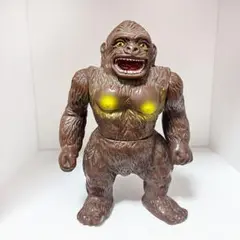 マルサン ウルトラ怪獣シリーズ ジャイアントゴリラ 1997年 復刻 怪獣新聞 マルサン 復刻 ウルトラ怪獣シリーズ ジャイアントゴリラ 茶成型