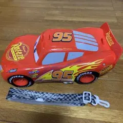 カーズ　ライトニング・マックィーン　ポップコーンバケット　ストラップ付き
