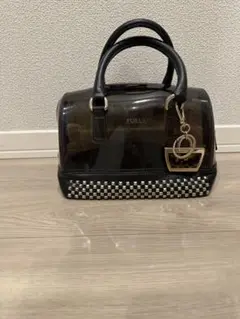FURLA キャンディ　ハンドバッグ　チャーム付き