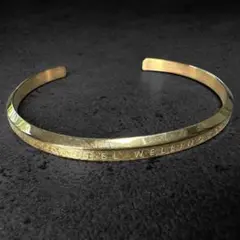 DANIEL WELLINGTON Logo Gold Bangle