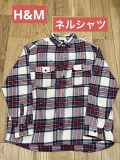 H&M ネルシャツ サイズM