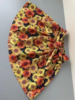 ひまわり柄スカート 130センチ